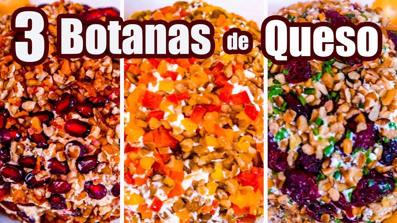 3 BOTANAS de QUESO CREMA | JUS PALTA - Comida Casera