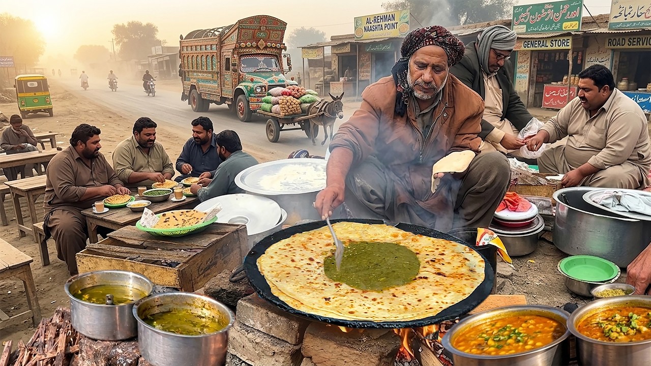 Daily Struggle of Poor Street Vendor 😢 | Real Pakistani Cheapest Breakfast | Street Food Pakistan