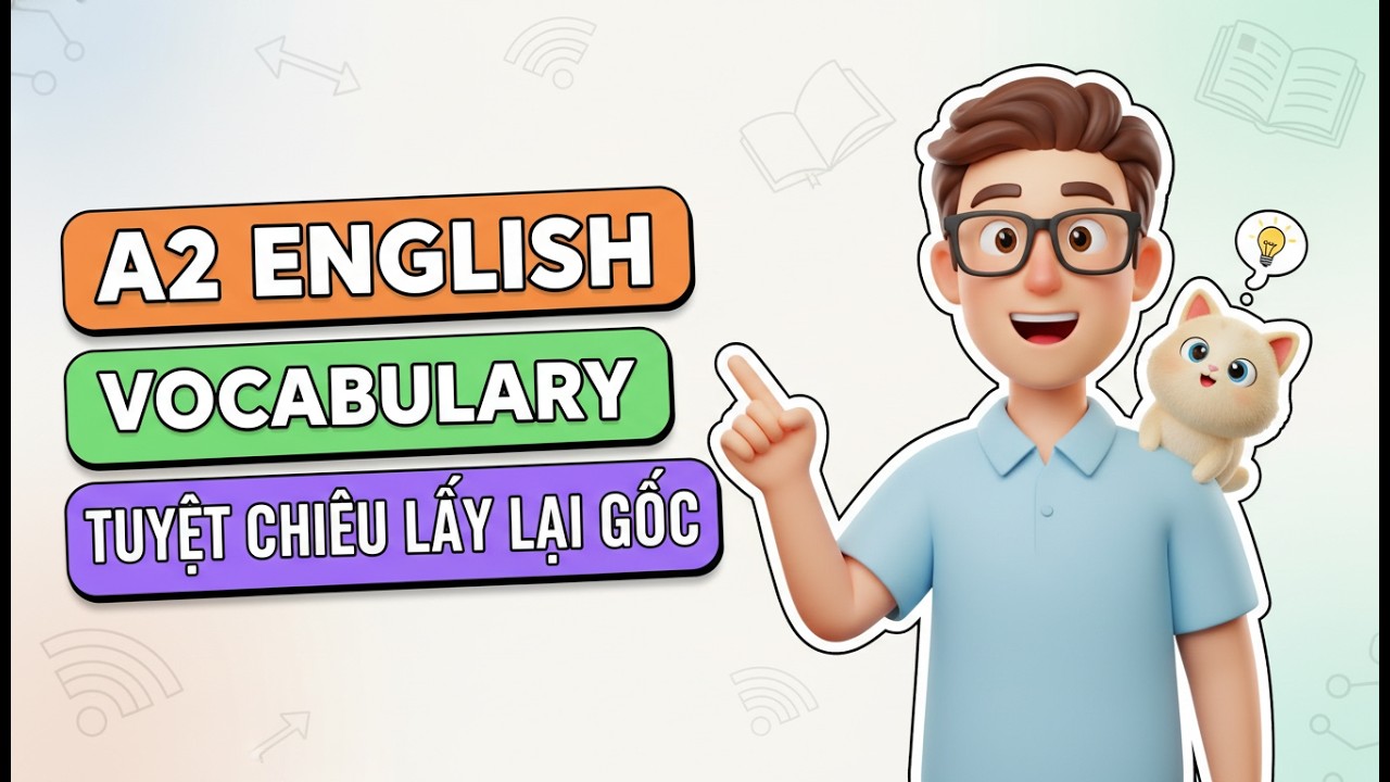 792 Từ Vựng Tiếng Anh A2 Thiết Yếu (Phần 4): Nền Tảng Giao Tiếp Vững Chắc