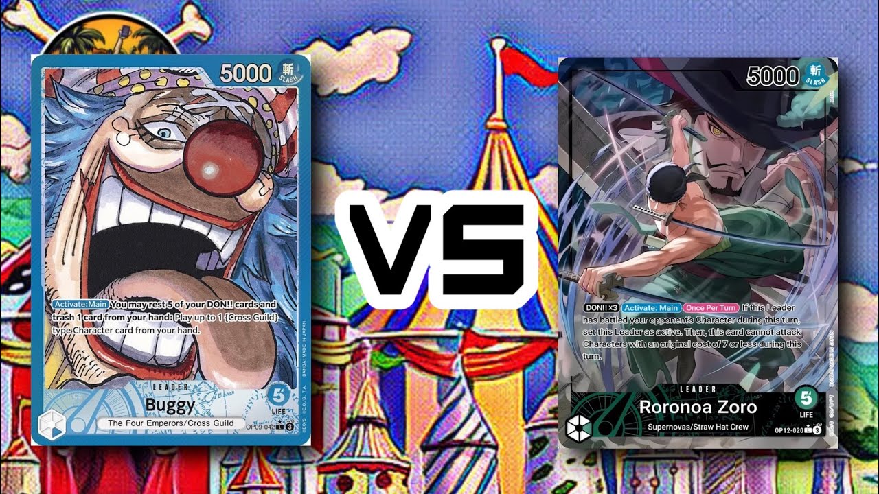 (OP12) Blue Buggy vs Green Zoro