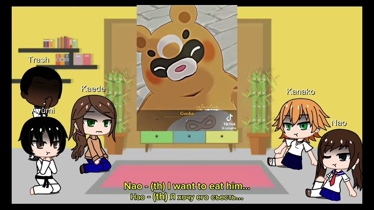 Kokujin No Tenkousei react to Hiroki as Zhongli | OneShot | Rus/Eng