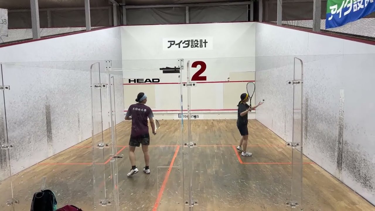 インカレ女子選手権 2回戦 ひまりvs早稲田