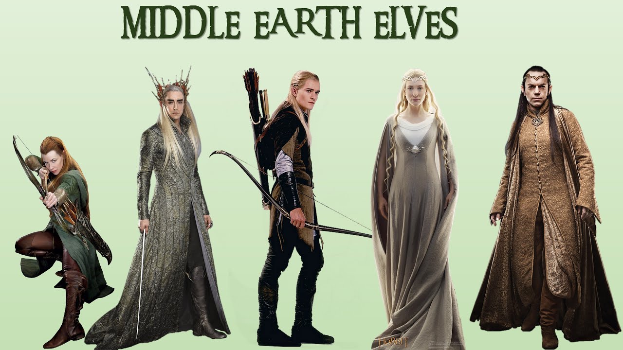 Different Types Of Middle Earth Elves