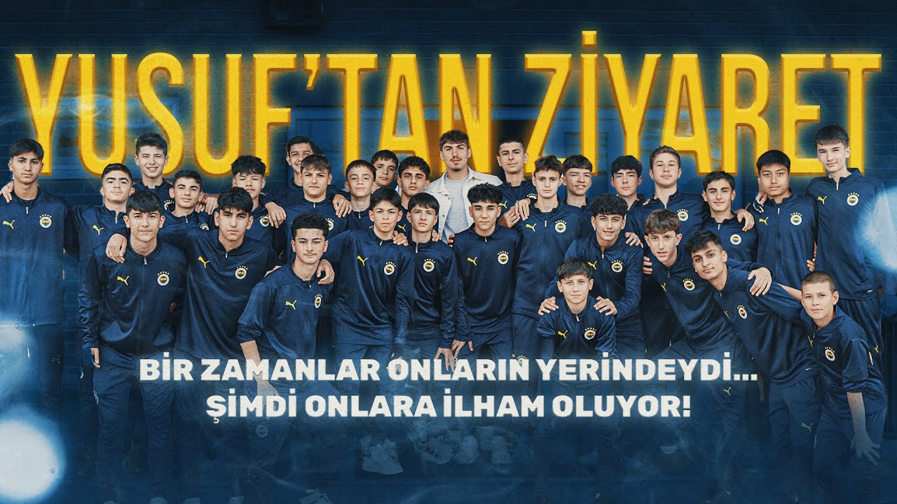 Bir zamanlar onların yerindeydi... Şimdi onlara ilham oluyor! #YusufAkçiçek