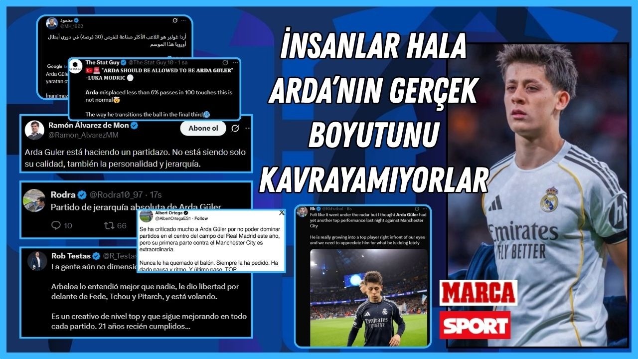 İnsanlar Hala Arda Güler'in Gerçek Boyutunu Kavrayamıyor İspanya Basını Manşet Yorum