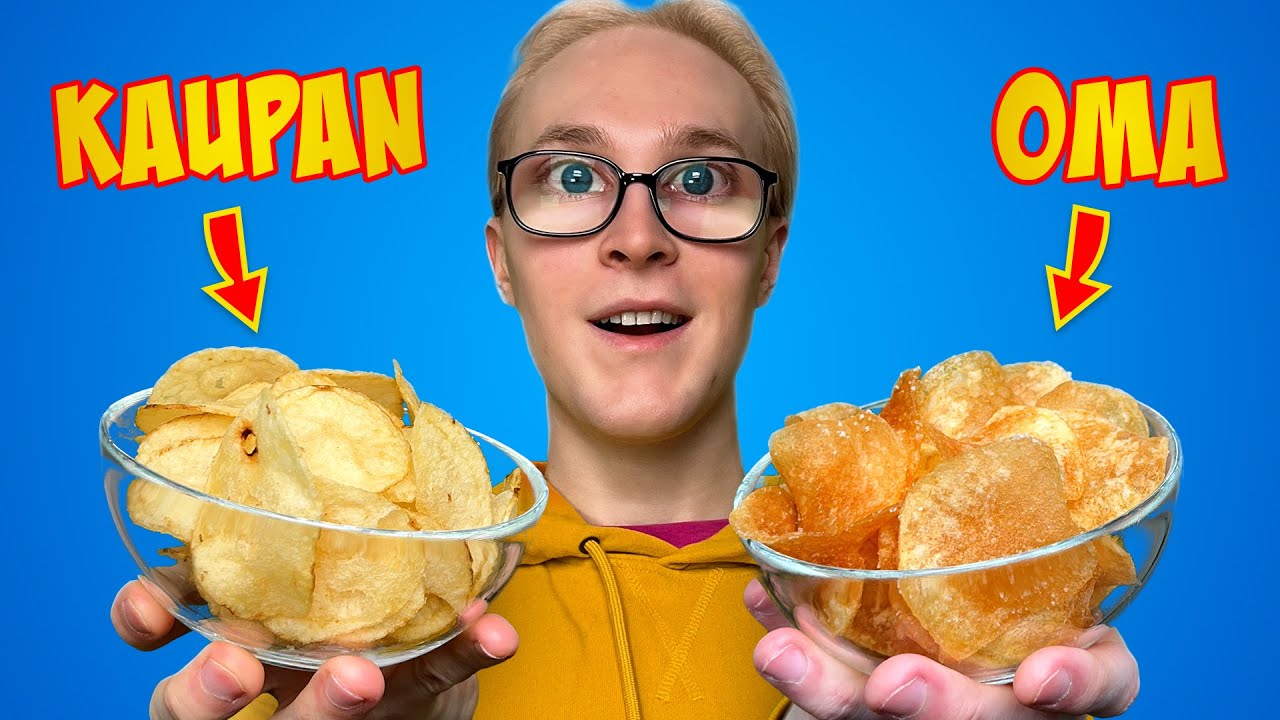 Tehdään itse tunnettuja sipsejä!