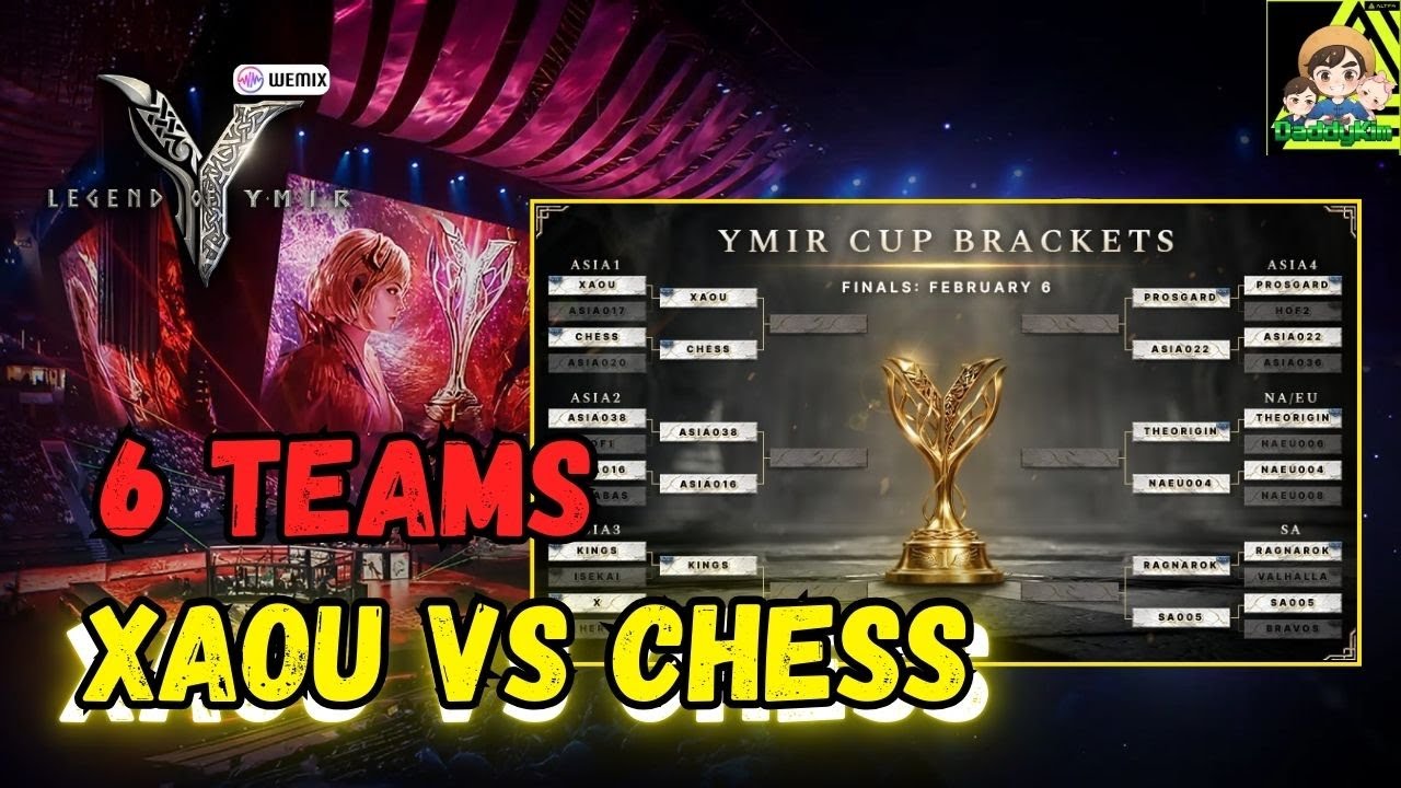 Legend of YMIR Global - Ymir CUP รอบ 6 ทีมสุดท้าย Xaou VS CHESS  !!