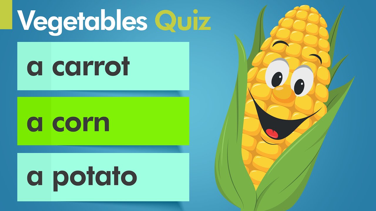 EQ English Quiz - Vegetables For Children