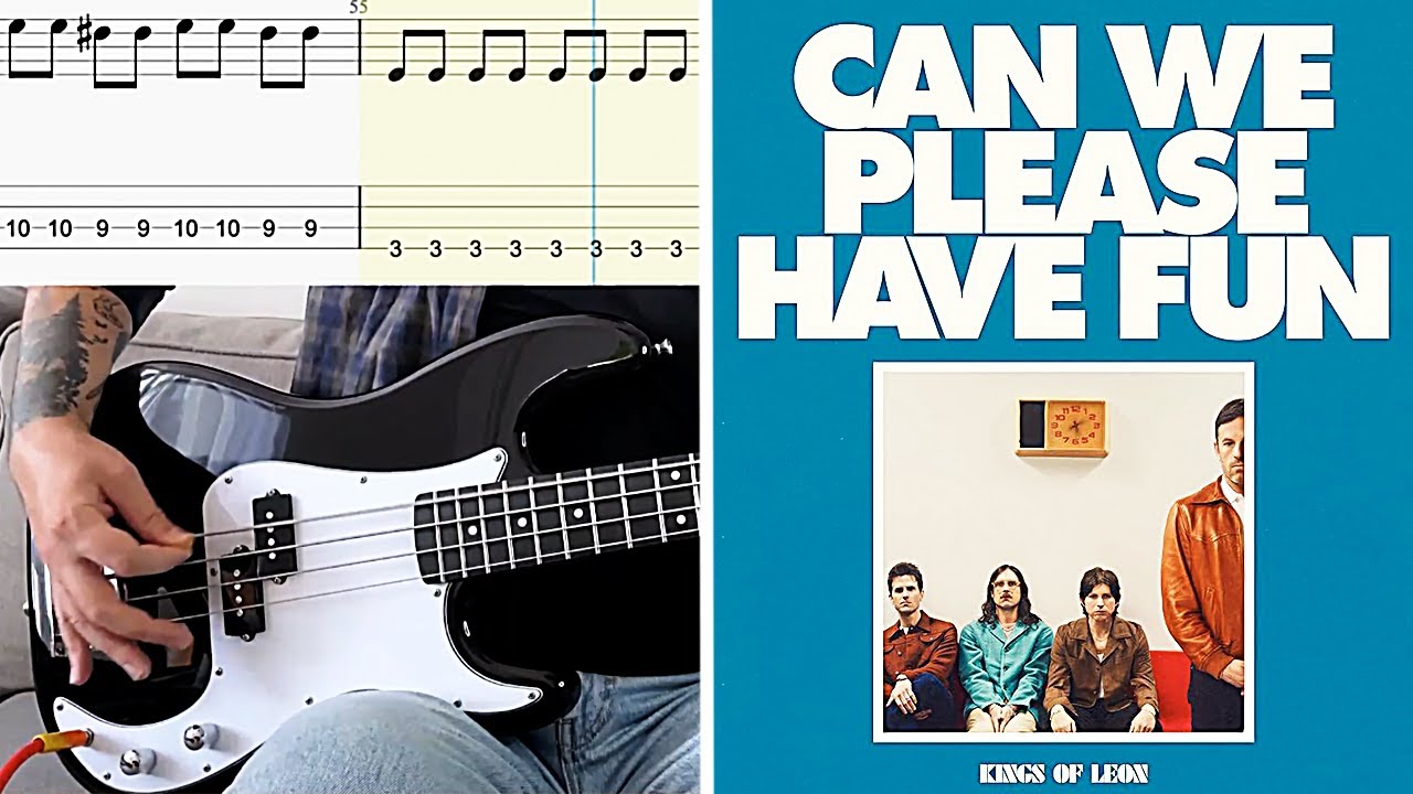 Kings Of Leon – Ballerina Radio BASS COVER with TABS