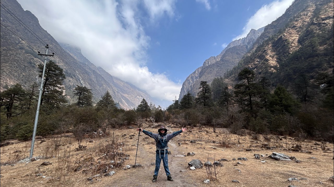 Trek to Langtang l Day 2: Pool Tea House to Mundu l Solo Trek to Langtang l