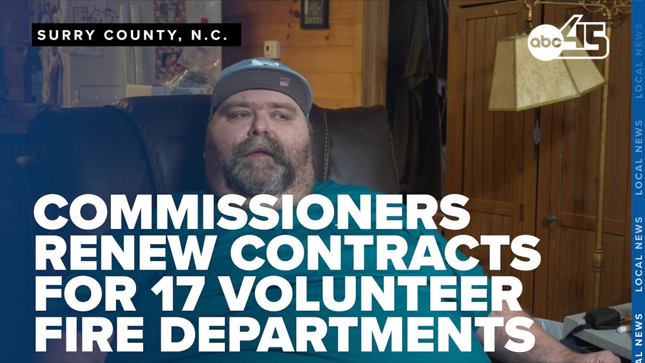 Surry County Commissioners renew contracts for all 17 volunteer fire departments