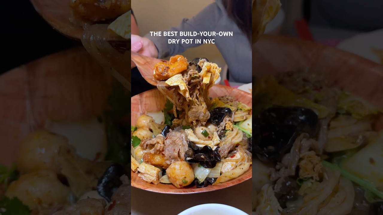 the BEST mala dry pot in NYC #food