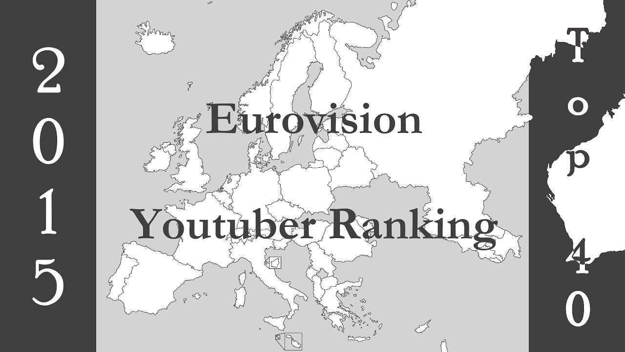 Youtube's Ranking - Eurovision 2015