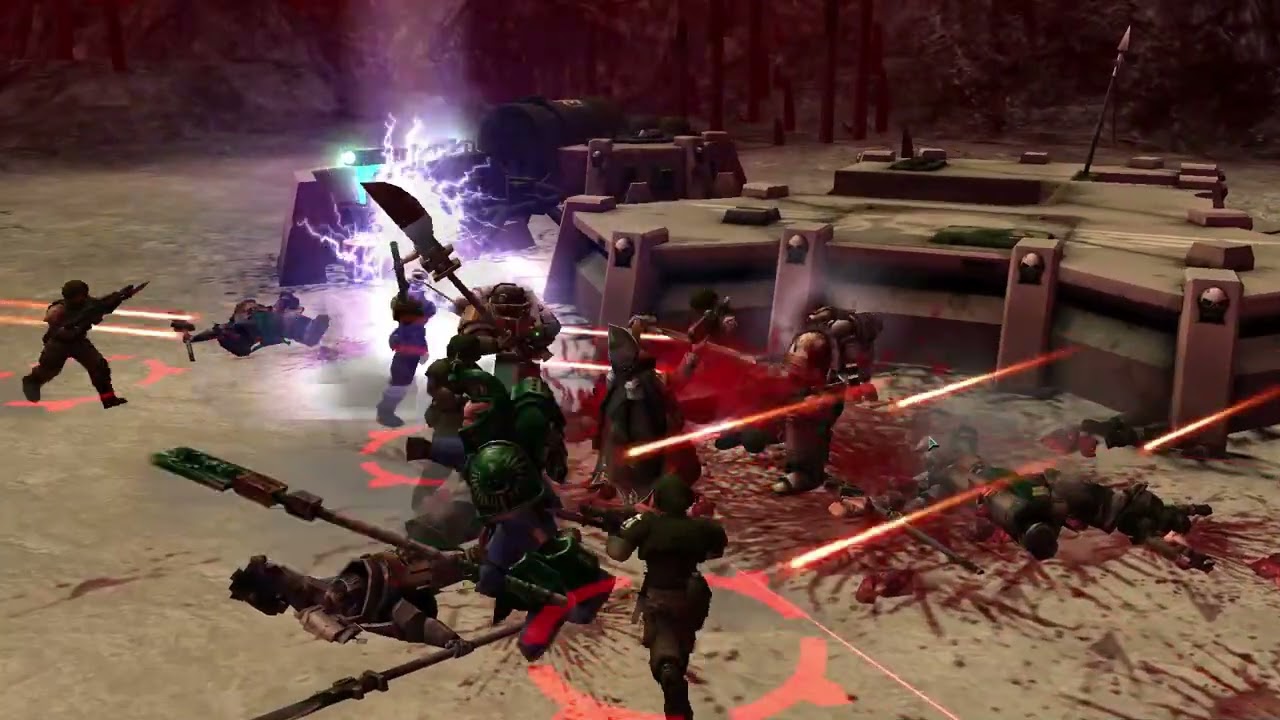 Some Dawn Of War I Space Marine sync kills