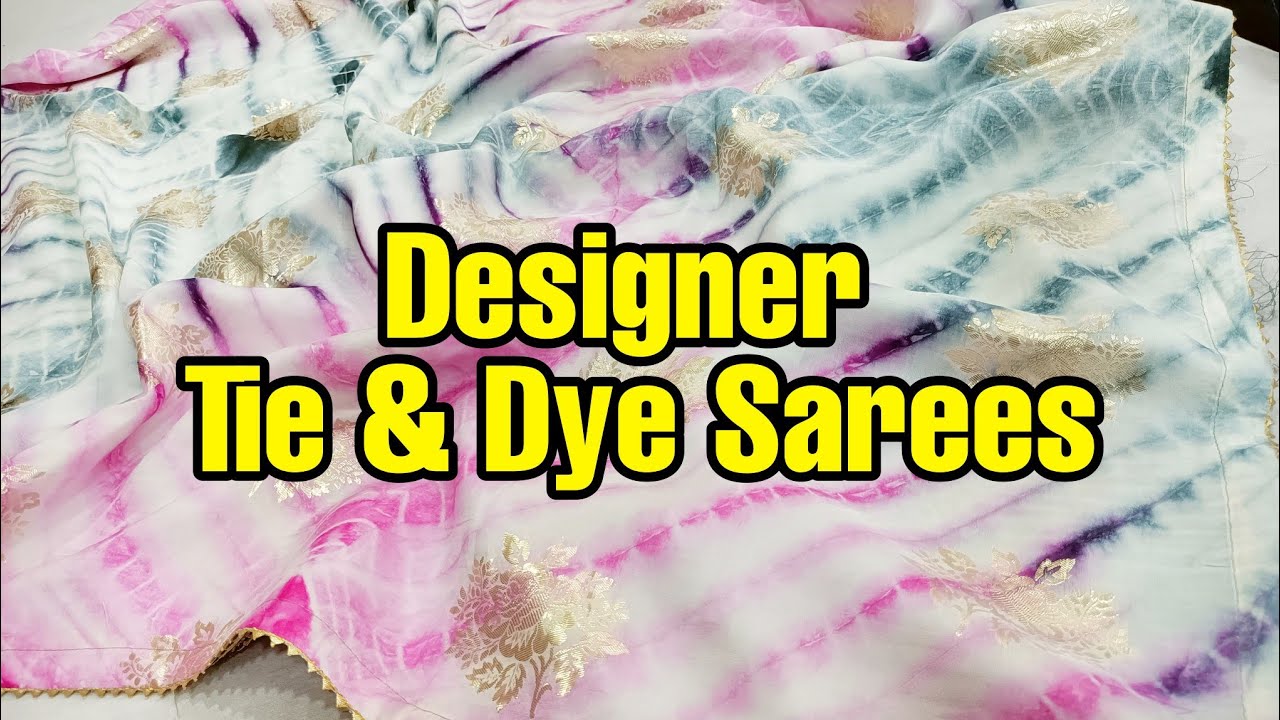 #282 Designer Sarees #chitrafashions #rajasthanisaree #tietyesaree #designersaree
