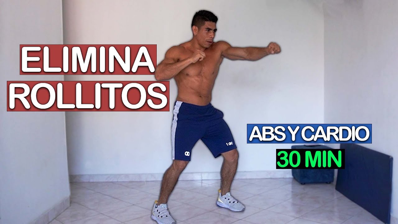Rutina para Eliminar Rollitos y Reducir Cintura (30 MIN) Ejercicios para Aplanar Abdomen