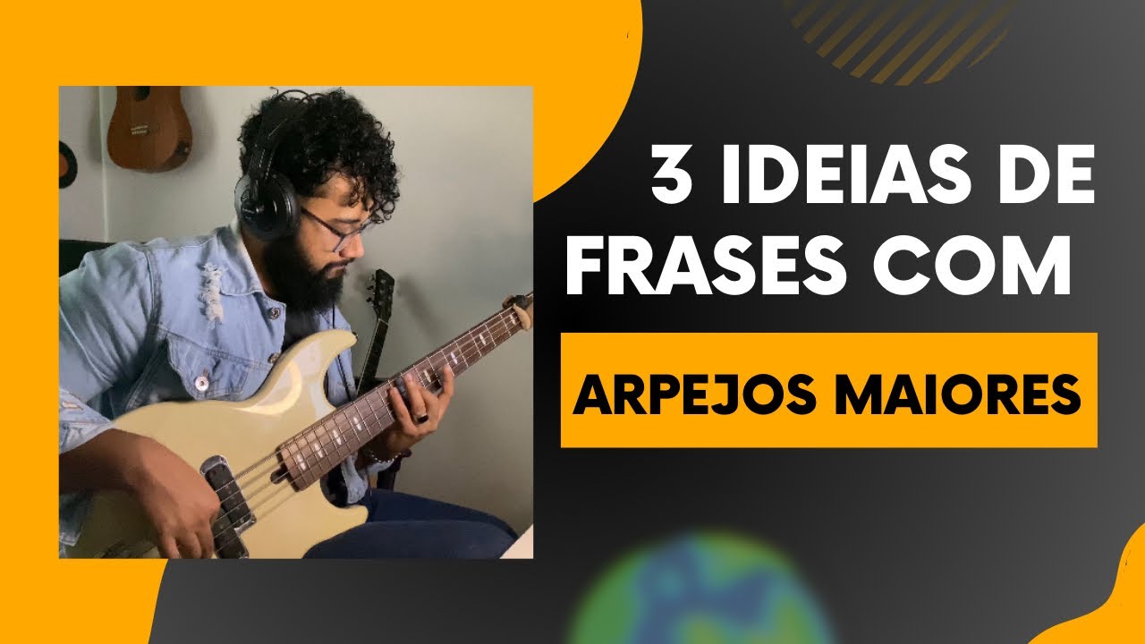 3 IDEIAS DE FRASES COMEÇANDO COM ARPEJOS/ para contrabaixo/improvisação