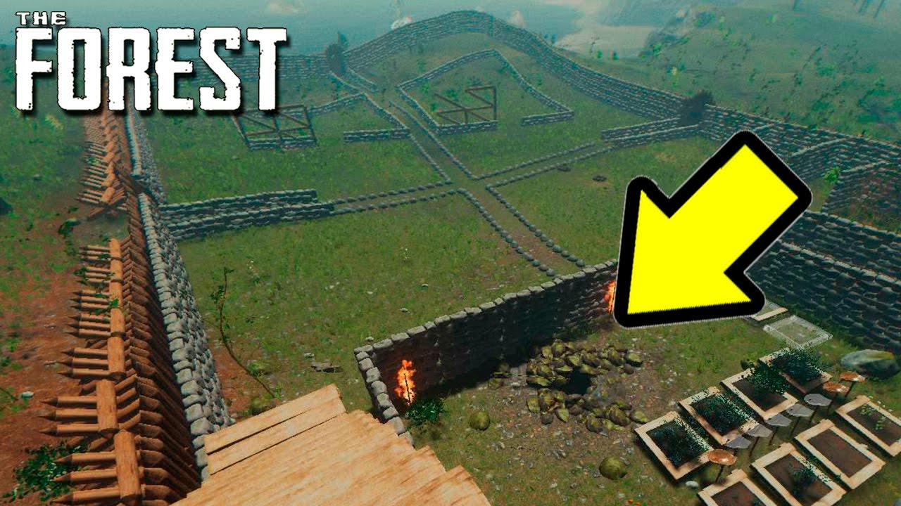 THE FOREST - RECONSTRUÇÃO TOTAL DA BASE , VEJAM COMO FICOU, INCRÍVEL