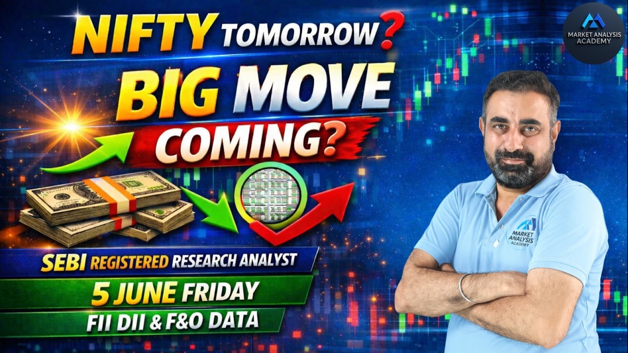 🔴LIVE Nifty Setup Alert!⚠️ Big Warning for Nifty Traders | FII DII Data Reveals Something Big