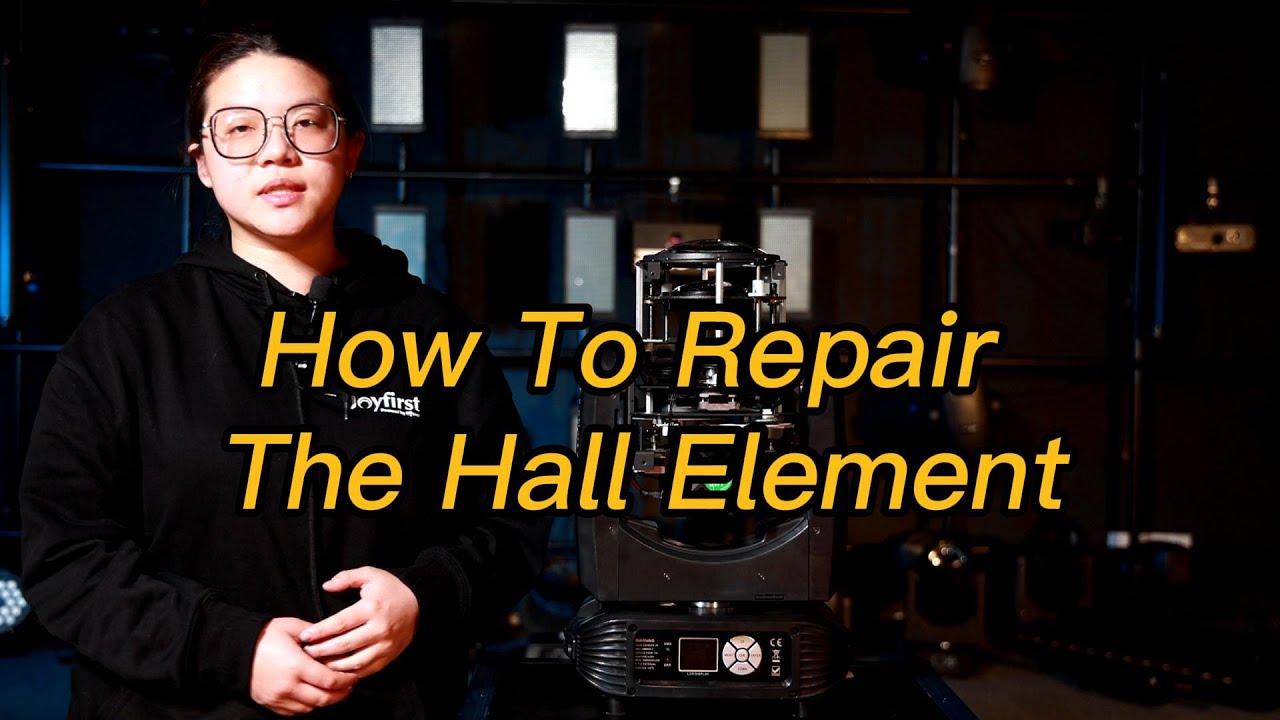 How To Repair The Hall Element Of Moving Head Light