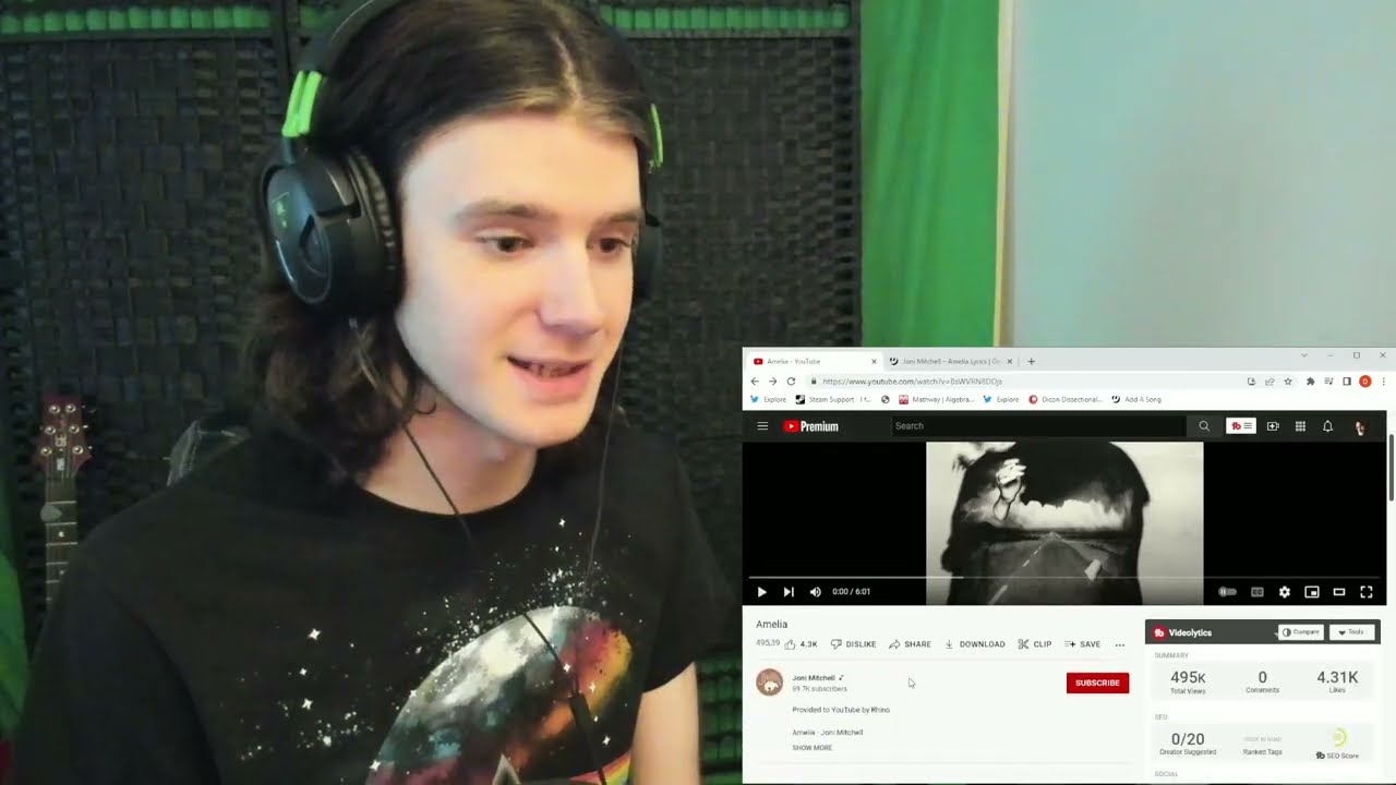 First listen to Joni Mitchell - Amelia (REACTION)