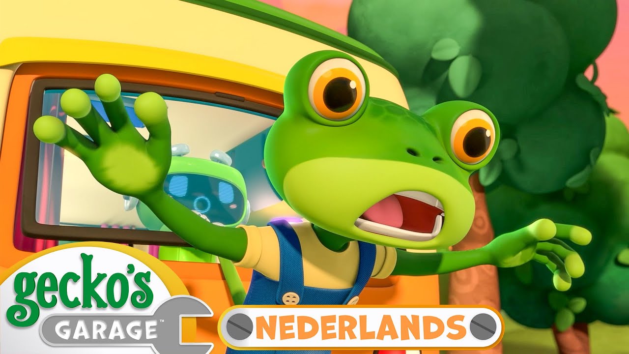 Catastrofe met een caravan | Gecko's Garage Nederlands | Vrachtwagen Cartoons Voor Kinderen