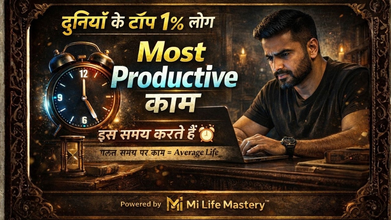duniya Ke top 1% log apna most productive kam is time pe karte Hain