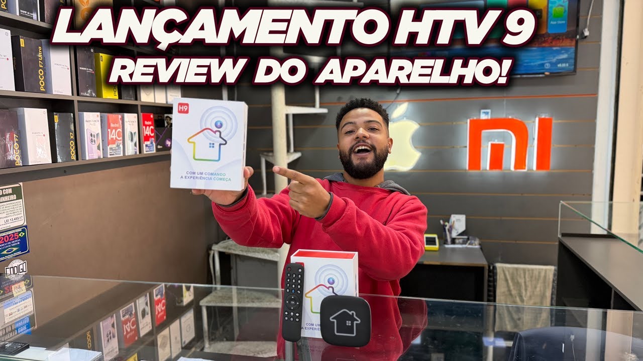HTV9 LANÇAMENTO!!! REVIEW DO APARELHO - MY TV ELETRÔNICOS