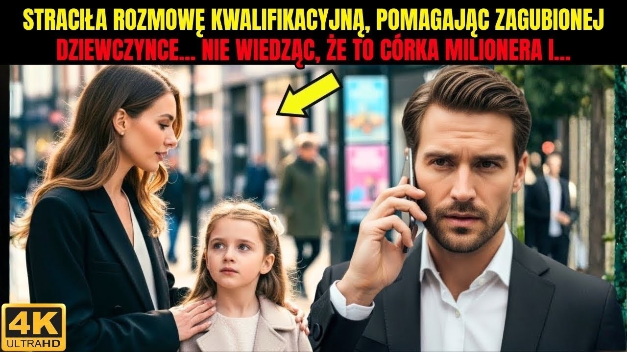 Straciła rozmowę kwalifikacyjną, pomagając zagubionej dziewczynce… nie wiedząc, że była córką