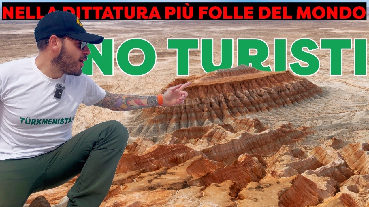 ESPLORO I LUOGHI più REMOTI (ED AFFASCINANTI) del TURKMENISTAN: Yangykala Grand Canyon