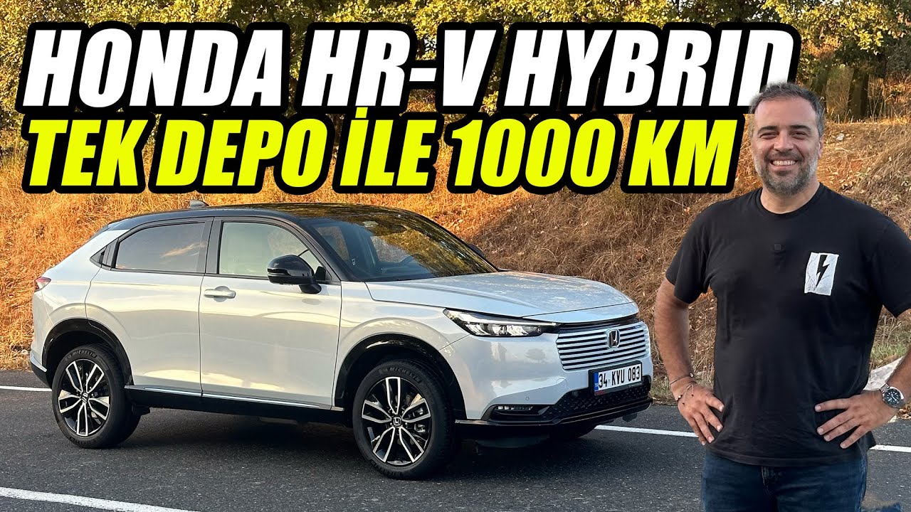 Honda HR-V Hybrid Test Sürüşü 2024 | Tek depo ile 1000 km