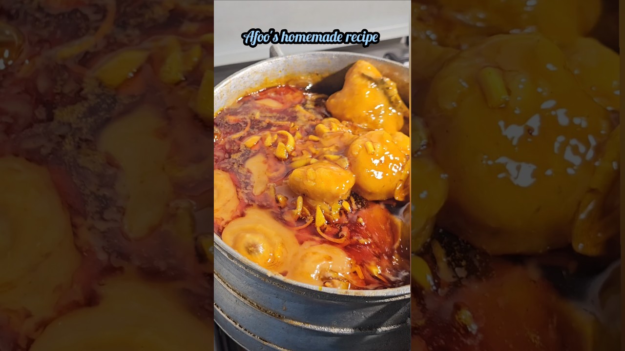 Easy Way To Make Authentic Ghana's Mpotompoto #ghanafood #mpotompoto #viral #fyp #foodie #ytfood