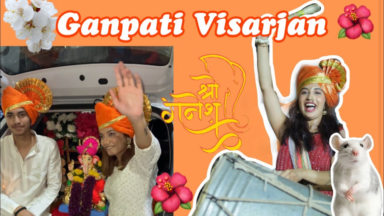 Amcha Bappa Che Visarjan 🌺✨🙏🏻