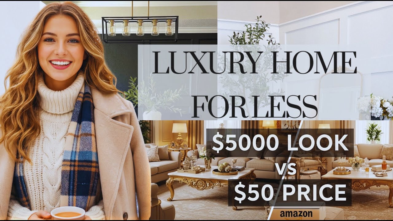 Secret Amazon Hacks to Make Your Home Look EXPENSIVE 💎 | (Restoration Hardware Dupes)