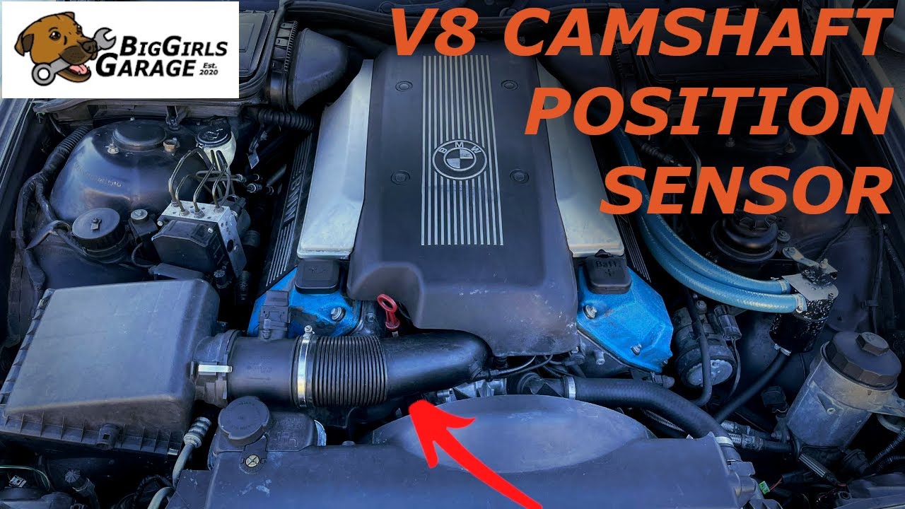 Как заменить датчик положения распредвала BMW E39 540I E38 740I M62