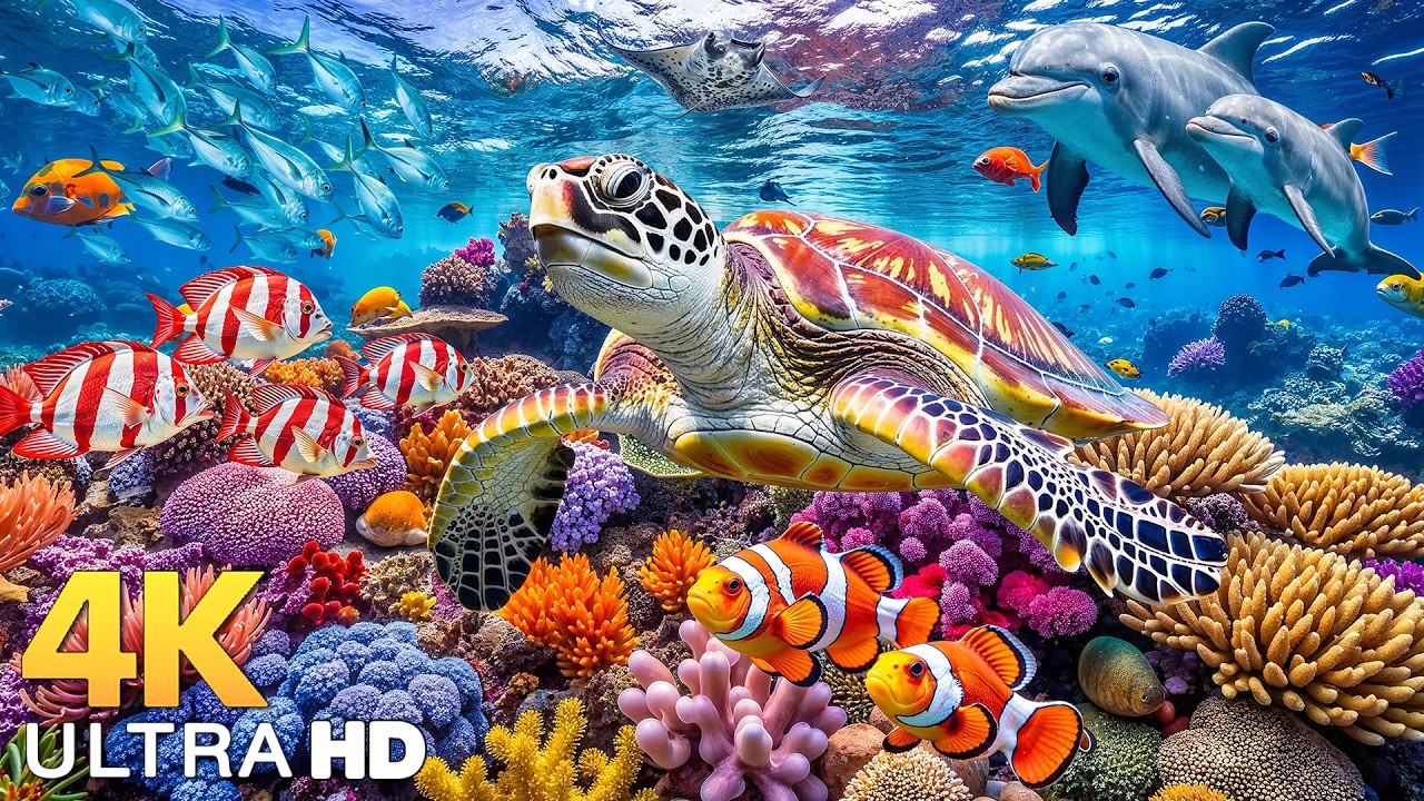 Amazing 4K Ocean Adventure - Dive Deep and Marvel at Sea Animal in The Best 4K ULTRA HD Aquarium #15