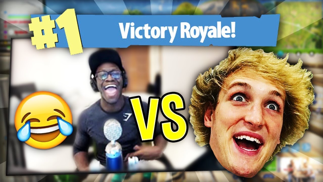 DEJI VS LOGAN PAUL IN FORNITE BATTLE ROYALE