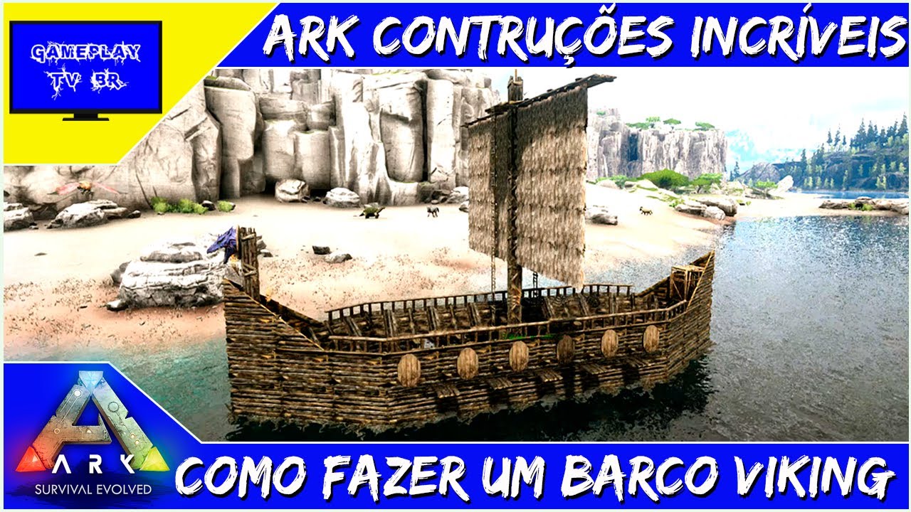 Ark como fazer um barco viking