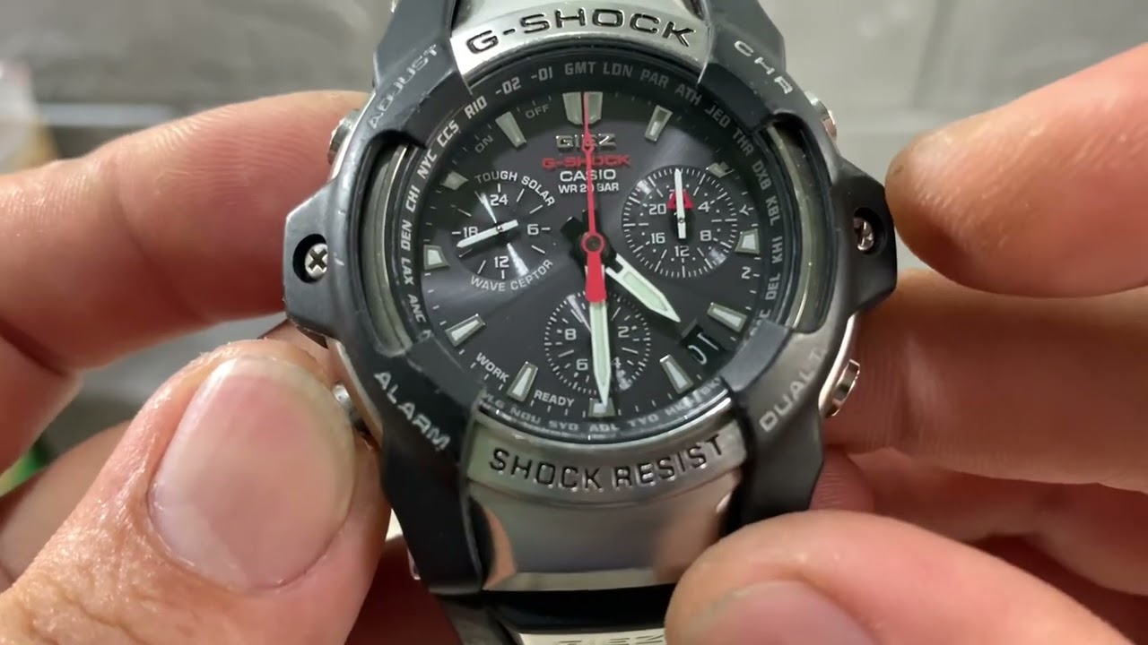 Cách chĩnh giờ casio Gshock GS-1000J nội địa nhật 950k zalo 0366628382