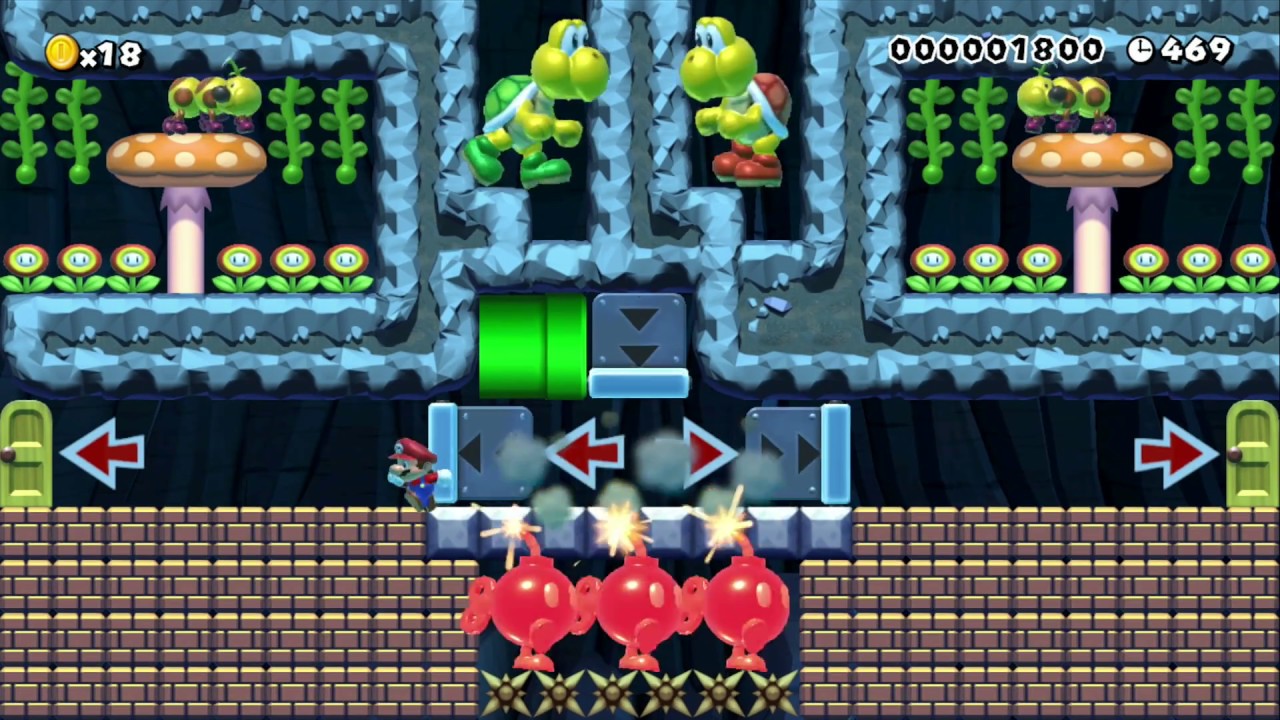 ノコノコ信号による交通安全教室4[Koopa signal 4] by カズ - SUPER MARIO MAKER - NO COMMENTARY 1AU 1AV