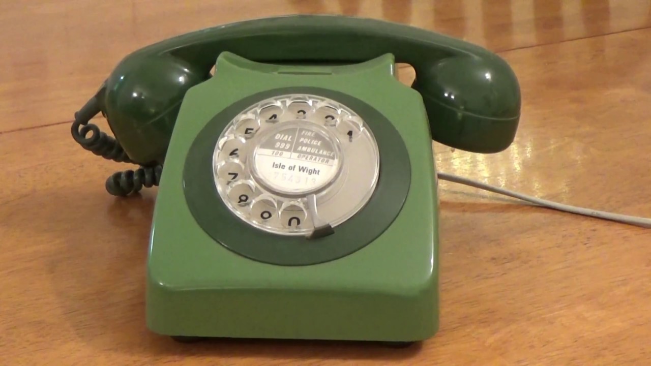 Vintage Rotary Dial Telephone. Uk Model. 1980`s.