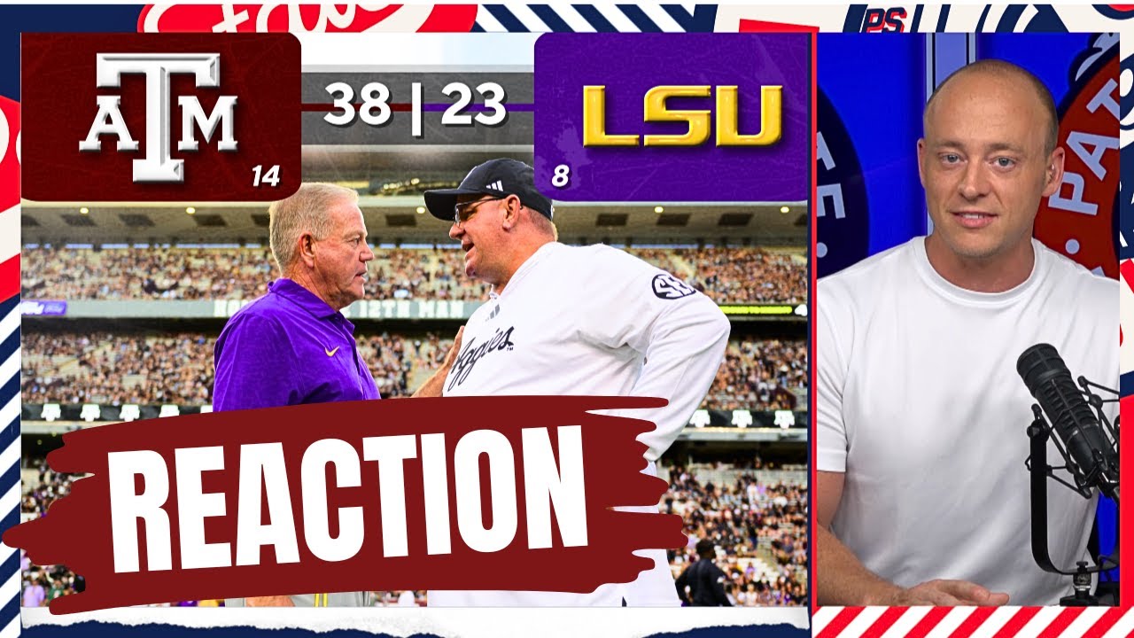 Texas A&M Beats LSU  - Josh Pate Rapid Reaction
