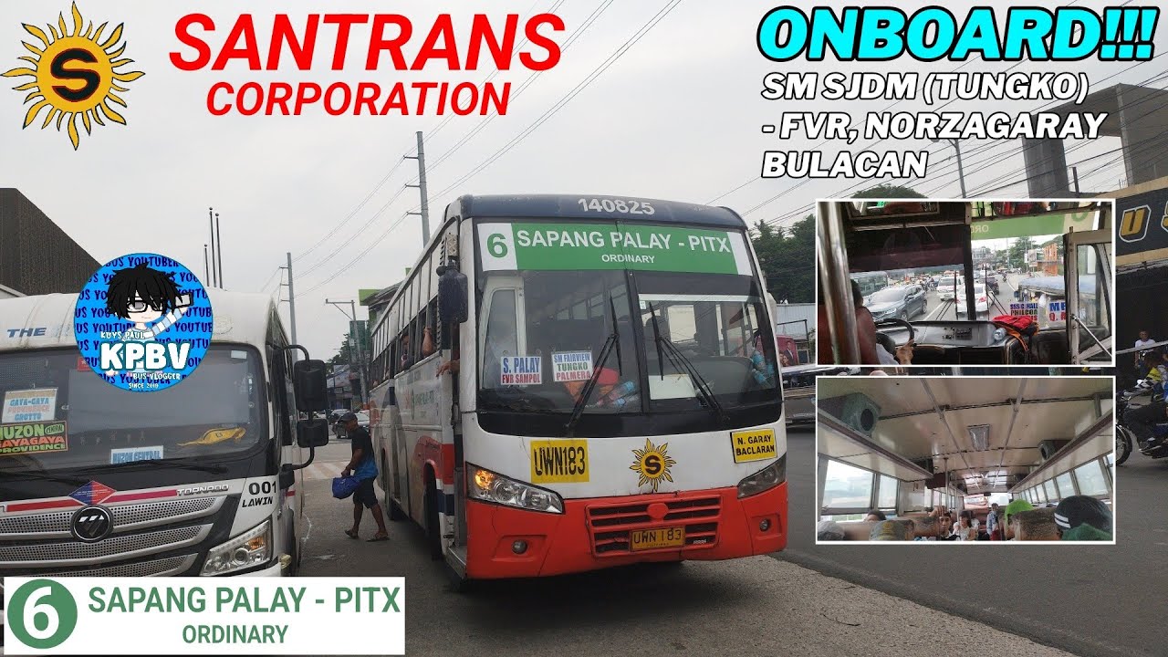 ONBOARD!! Bus Ride Santrans 140825 (Hino DMMW DM09) || SM SJDM - FVR