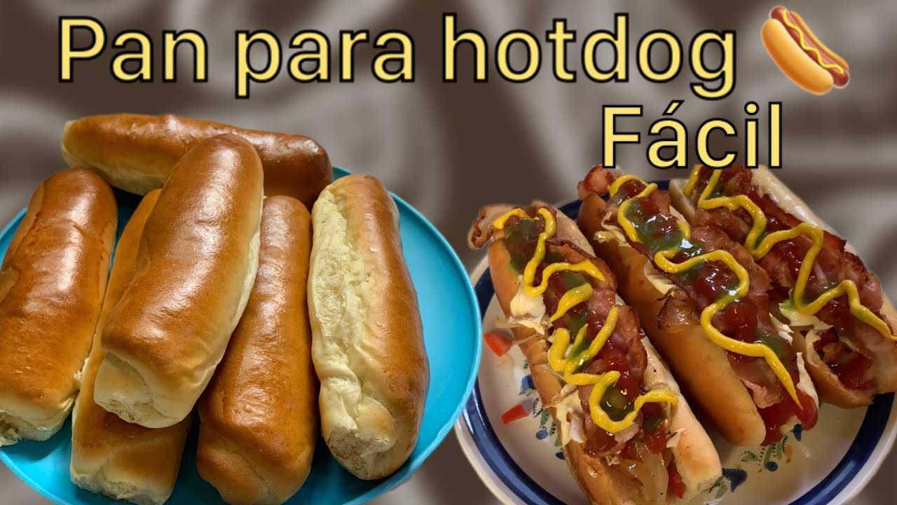 🔥Medias noches o pan para HOTDOG fácil, rápido y económico