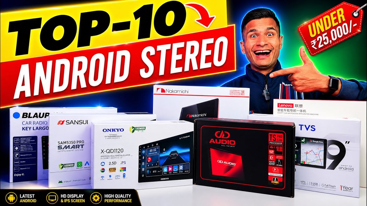 TOP-10 ANDROID STEREO FOR CAR | Blaupunkt, Nakamichi, Onkyo, Sansui, Nippon, YueMi Ecosystem, My TVS
