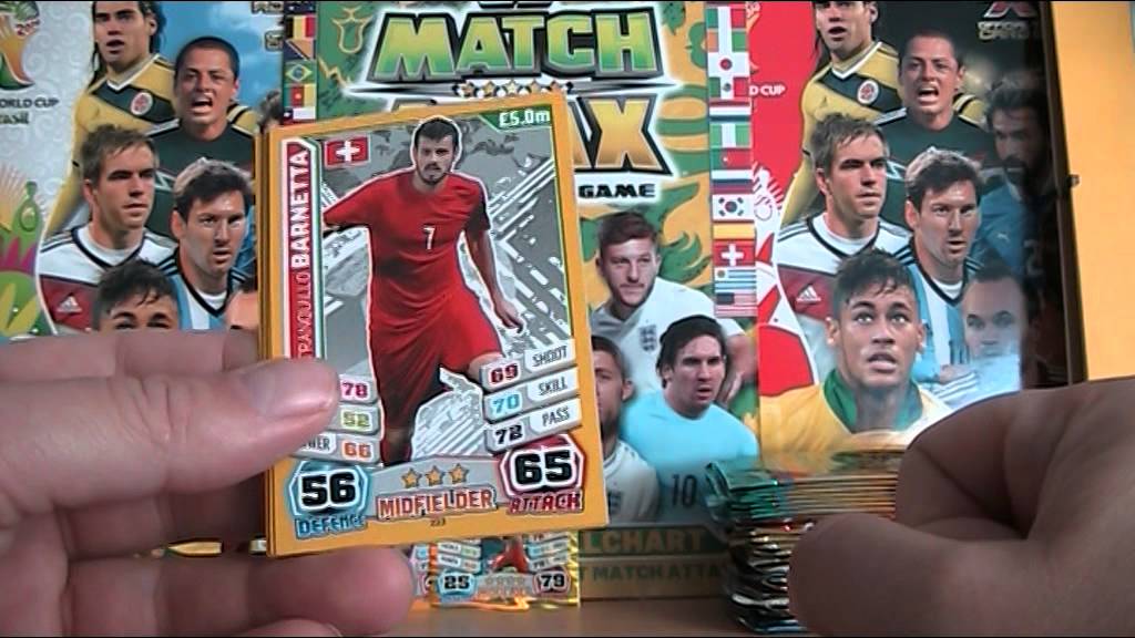 World Cup Brasil 2014 od Match Attax - UNBOXING