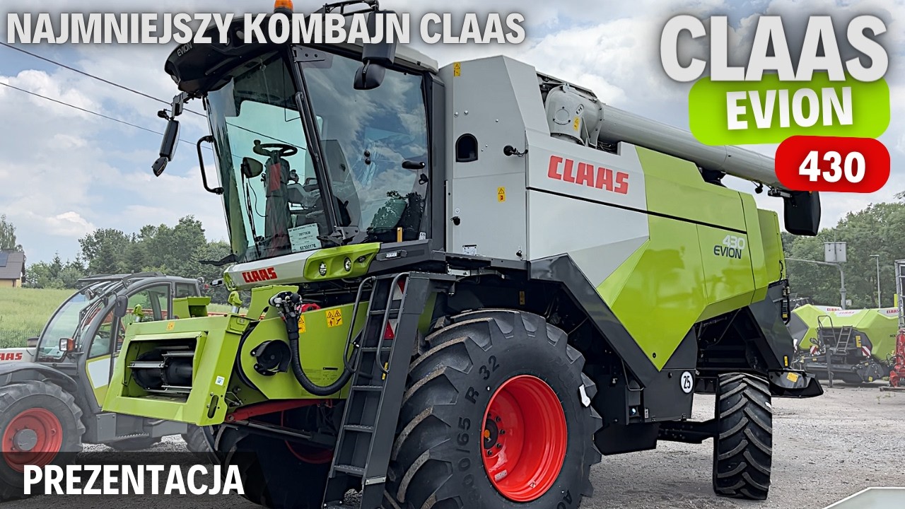 CLAAS EVION 430 - zwinny kombajn od marki Claas | Prezentacja / test kombajnu