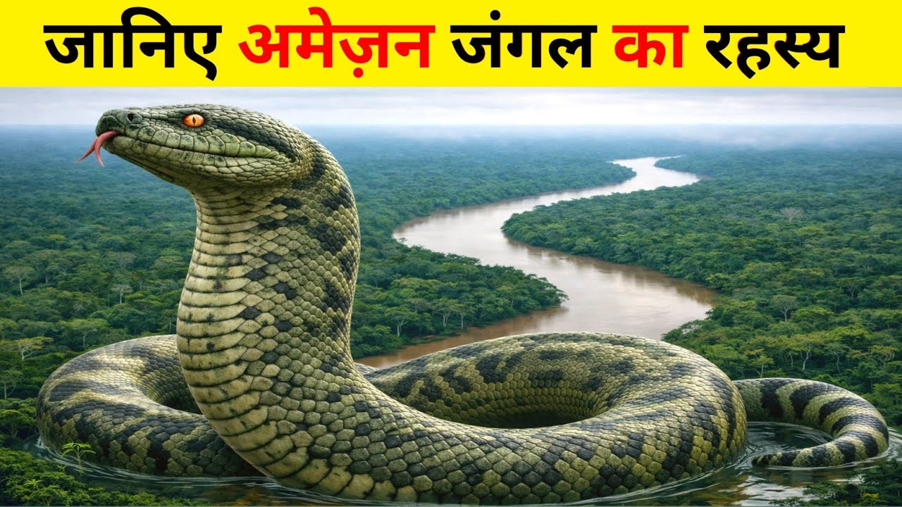 Most Dangerous Animals Of Amazon Rainforest | Strange Facts About Amazon Rainforest hindi