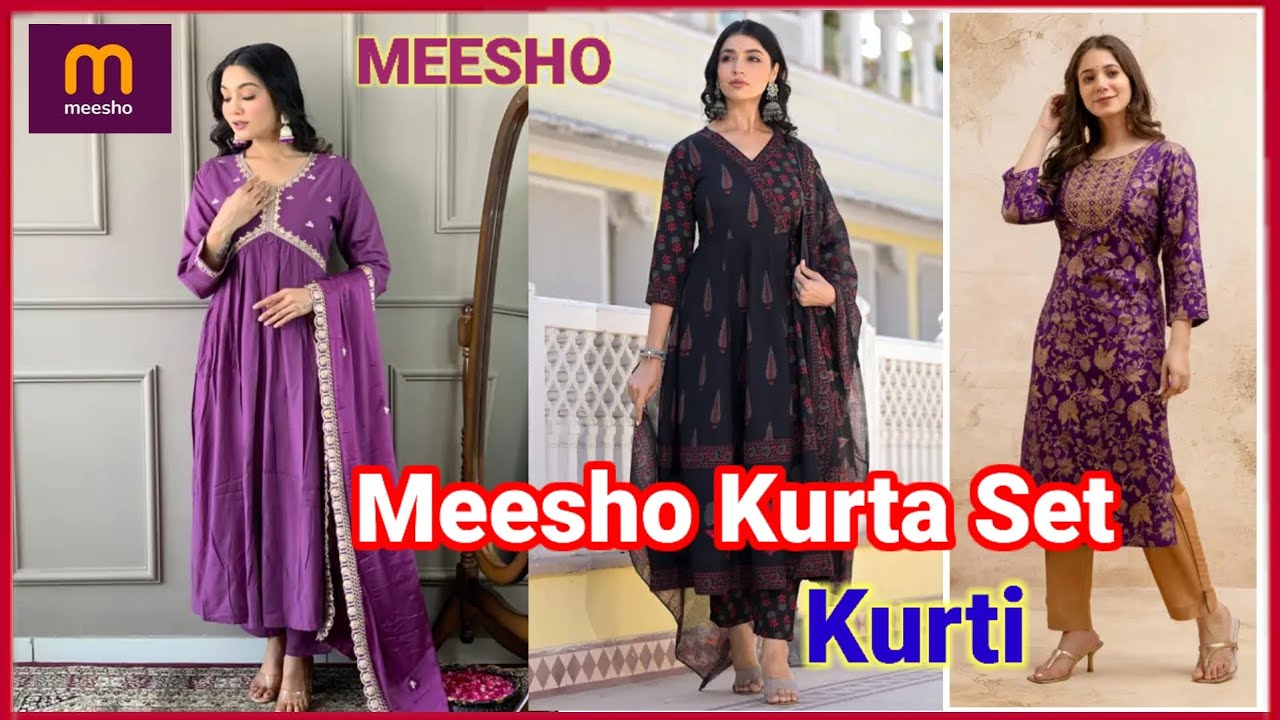 Meesho Best Kurta Set Haul |Meesho Fast Selling Kurta Set |Festive Kurta Set Haul Meesho 