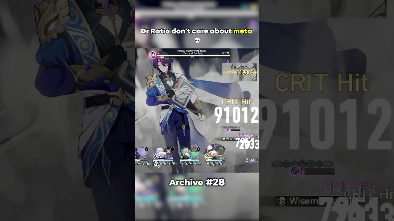 Dr Ratio just don't care about meta 💀